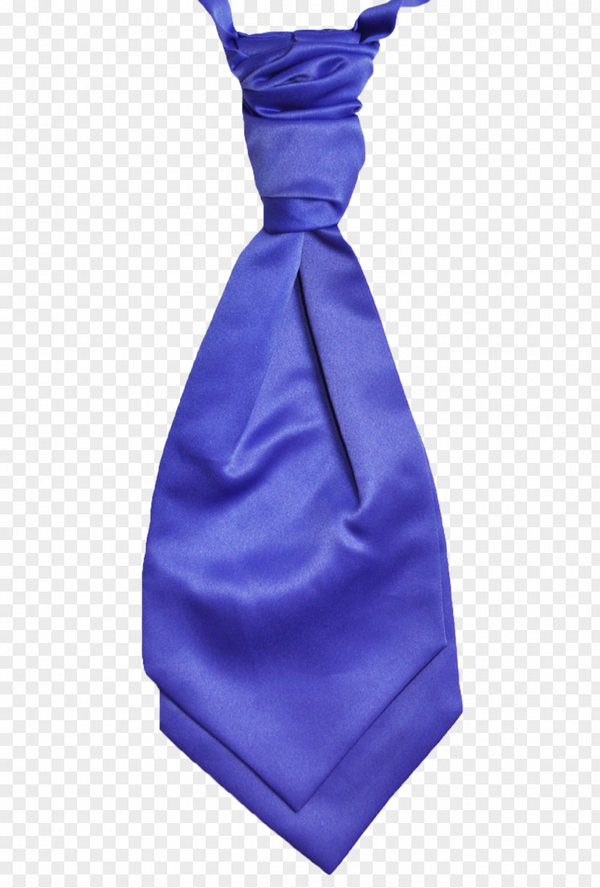 Satin Blue Cravat Lavender Necktie PNG