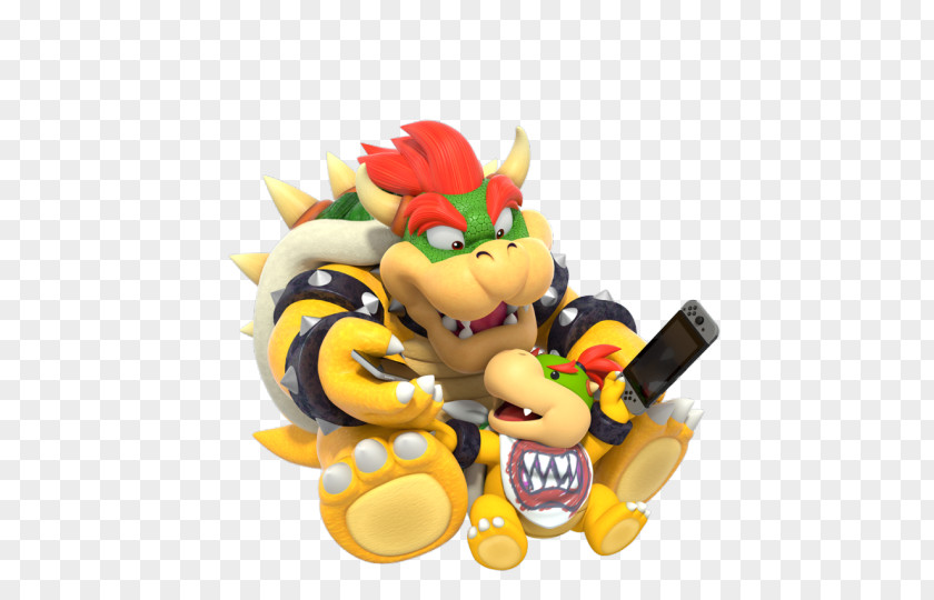 Bowser Jr. Super Mario Bros. Nintendo Switch PNG