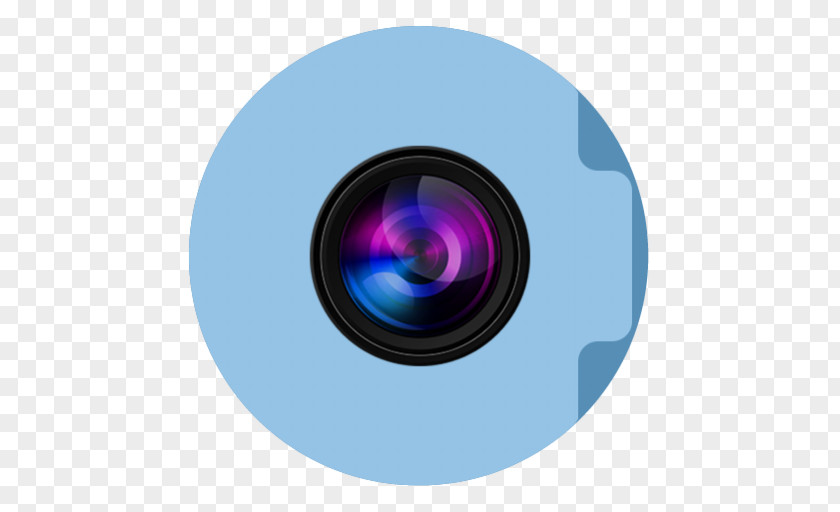 Folder Pictures Purple Cameras & Optics Electric Blue Lens PNG