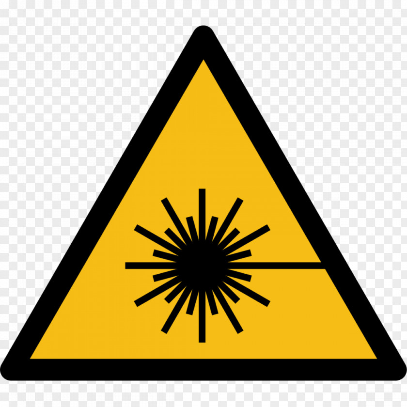 Light Laser Safety Hazard Symbol Brīdinājums PNG