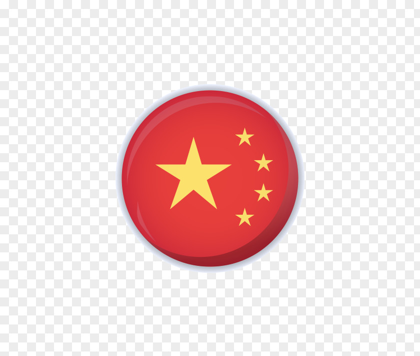 Red Star Flag Icon Circle PNG