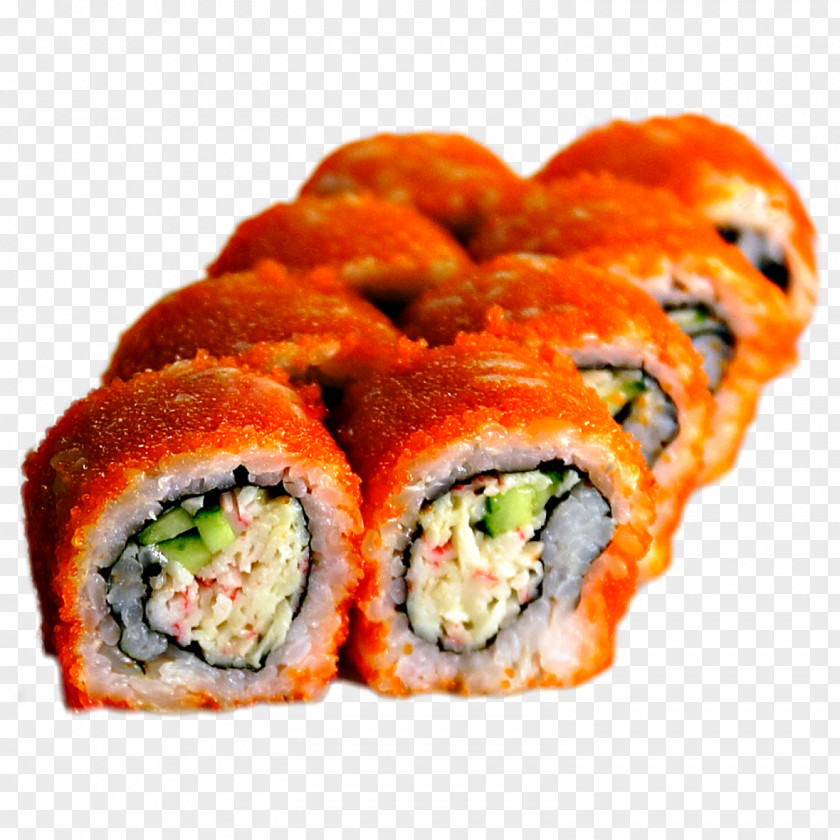 Sushi California Roll Gimbap Japanese Cuisine Smoked Salmon PNG