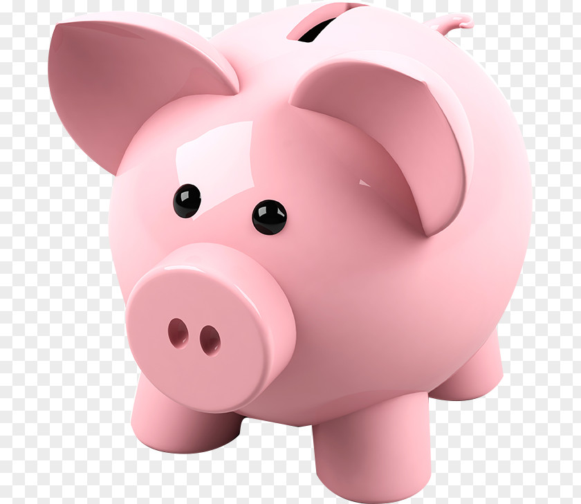 Unique Shape Piggy Bank Money Saving Finance PNG