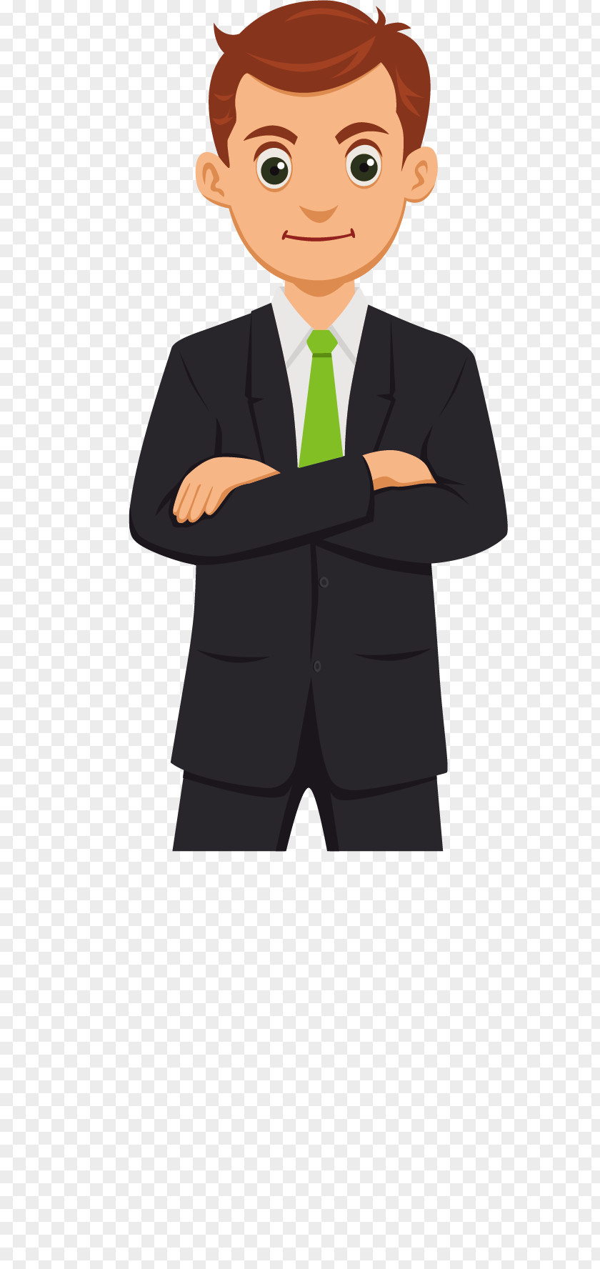 Vector Cartoon Business Man Commerce PNG