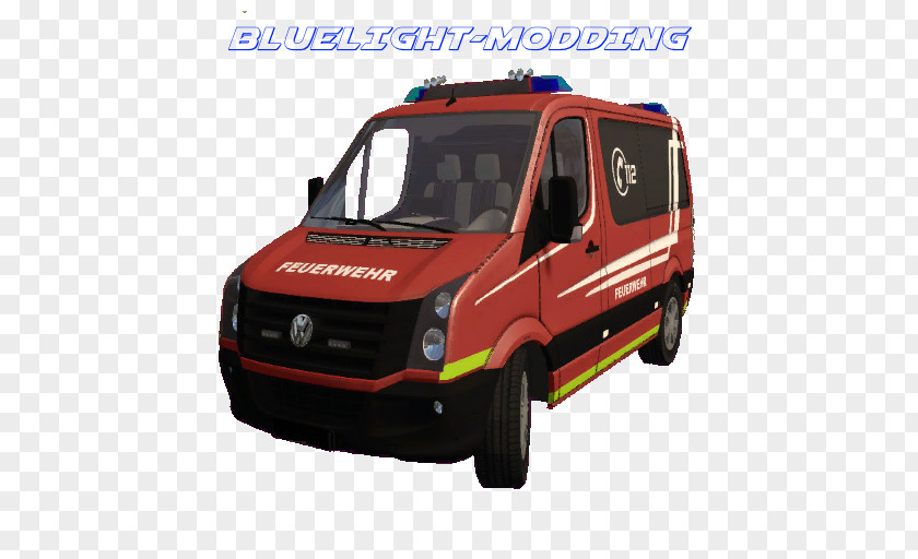 Volkswagen Crafter Compact Van Car Commercial Vehicle Emergency PNG