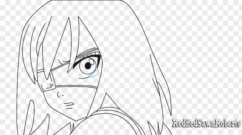 Eye Line Art Sketch PNG