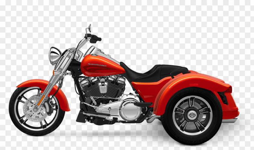 Motorcycle Harley-Davidson Freewheeler Cruiser Motorized Tricycle PNG