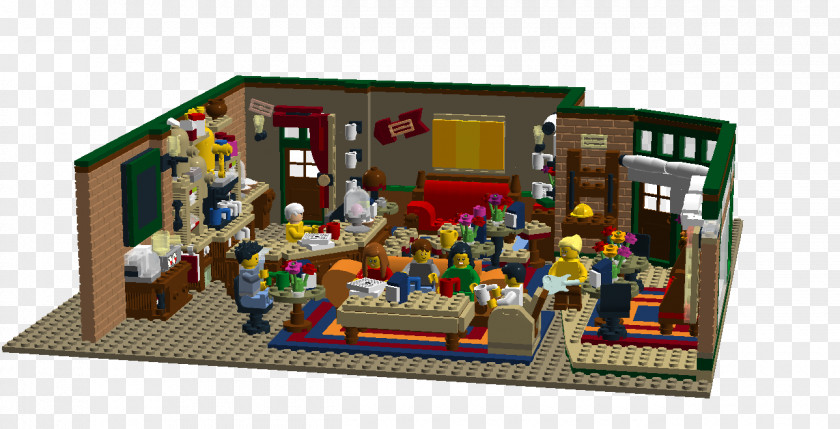 The Lego Group Central Perk Ideas Cafe PNG