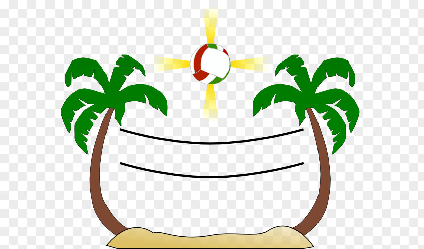 Volleyball Net Clipart Arecaceae Cartoon Tree Sabal Palm Clip Art PNG