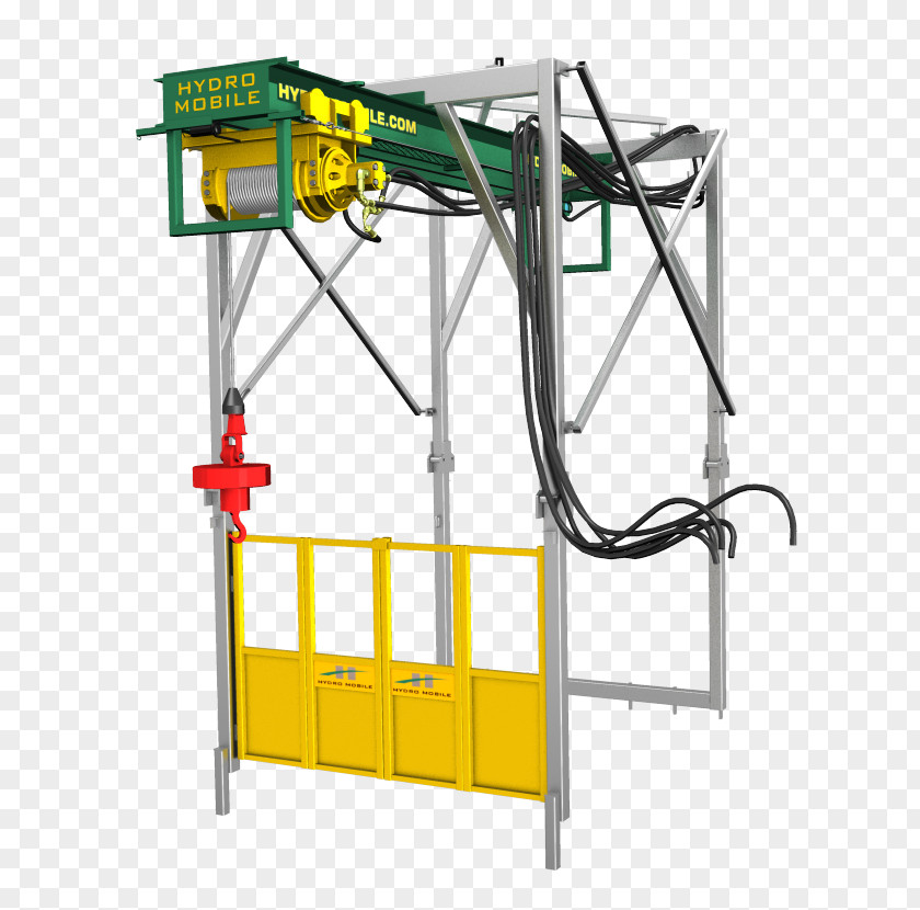 Crane Mobile Machine Hoist Electricity PNG