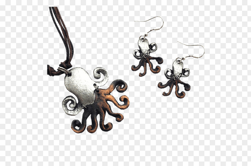 Jewellery Earring Octopus Body Charms & Pendants PNG