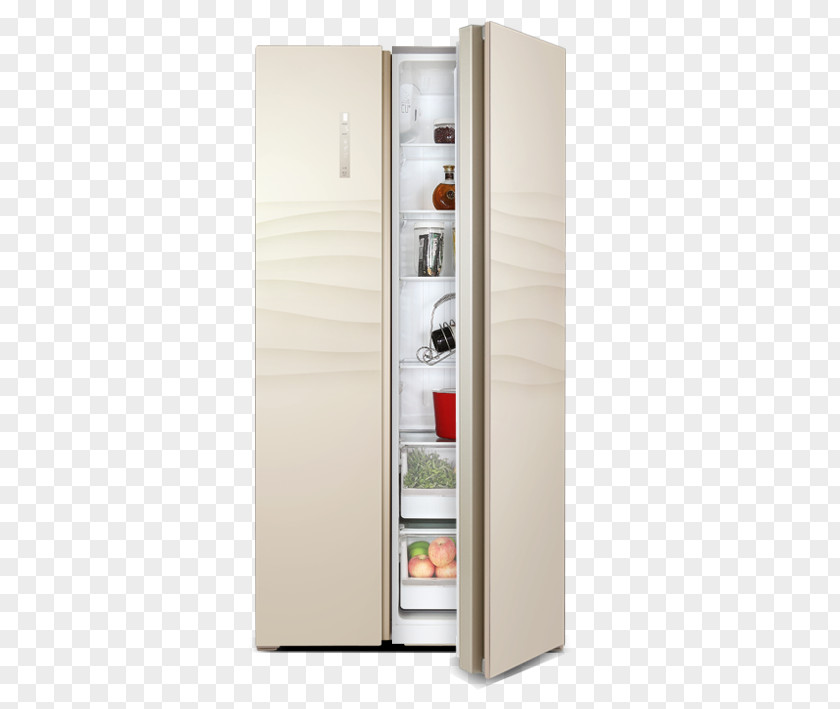 Open The Door To Of Refrigerator Home Appliance Designer PNG