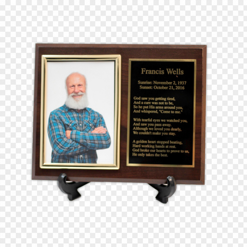 Plaque Urn Picture Frames Engraving Commemorative Cremation PNG