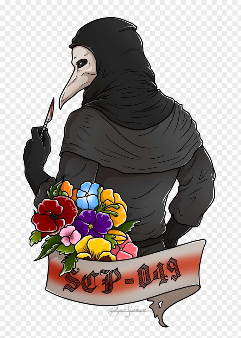 Scp Drawing SCP – Containment Breach Foundation Plague Doctor Secure Copy Fan Art PNG