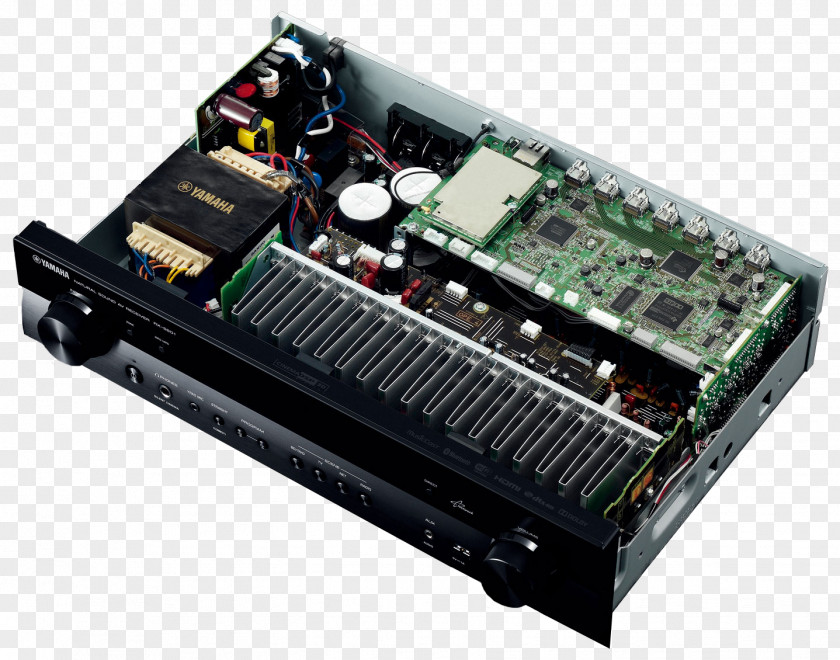 Yamaha Reciever AV Receiver RX-S601 Radio Corporation 5.1 Surround Sound PNG