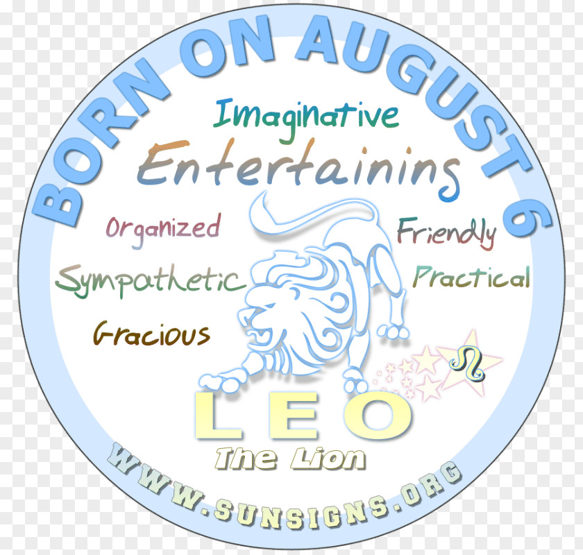 6th Birthday Astrological Sign Horoscope Zodiac Sun Astrology Leo PNG