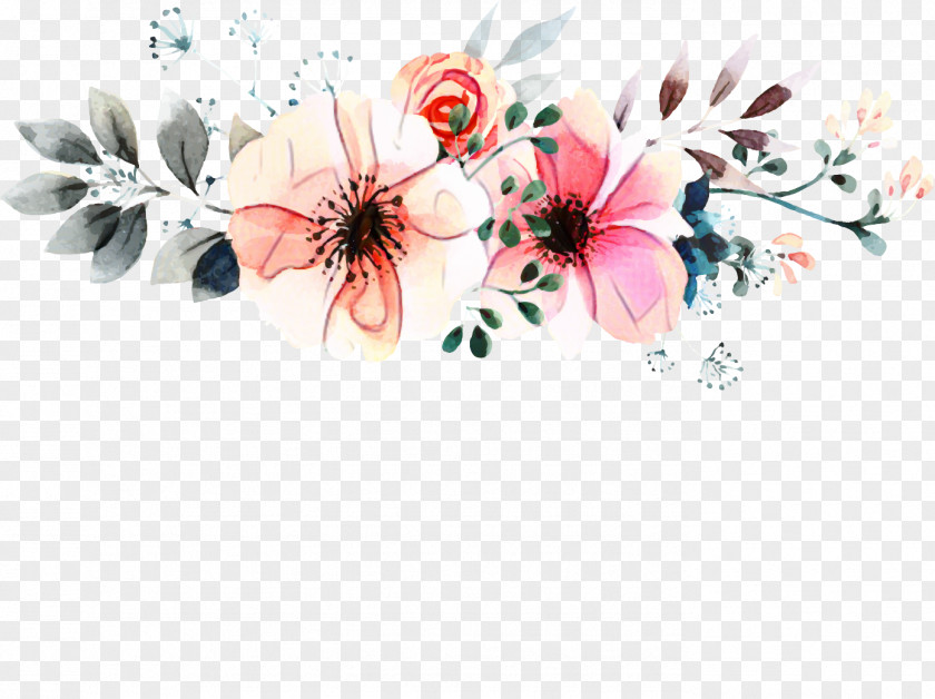 Cut Flowers Gerbera Flower Art Watercolor PNG