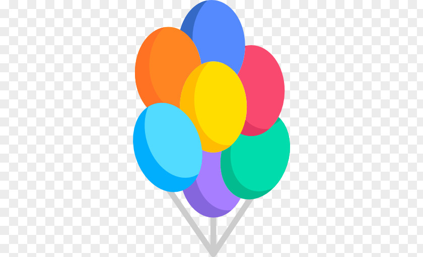 Flat Balloons Birthday Balloon Clip Art PNG