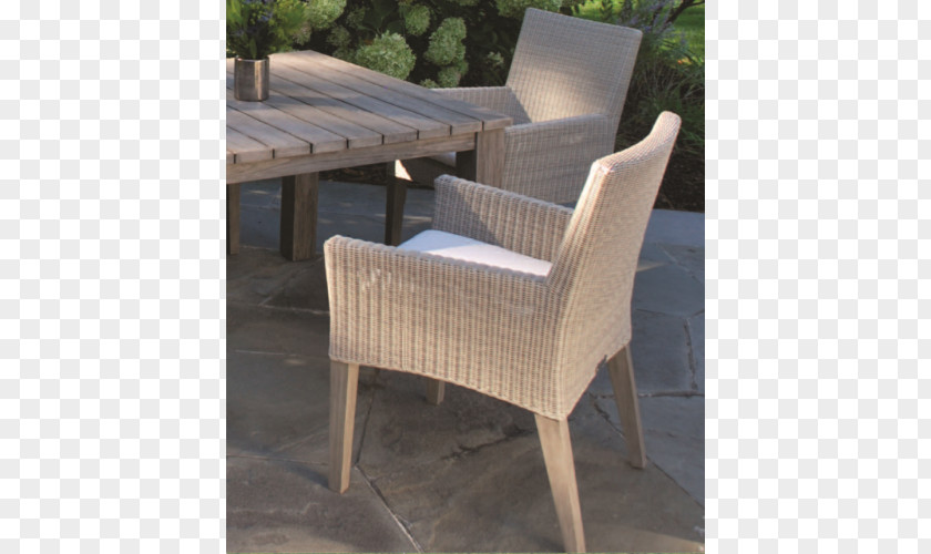 Noble Wicker Chair Table Garden Furniture PNG