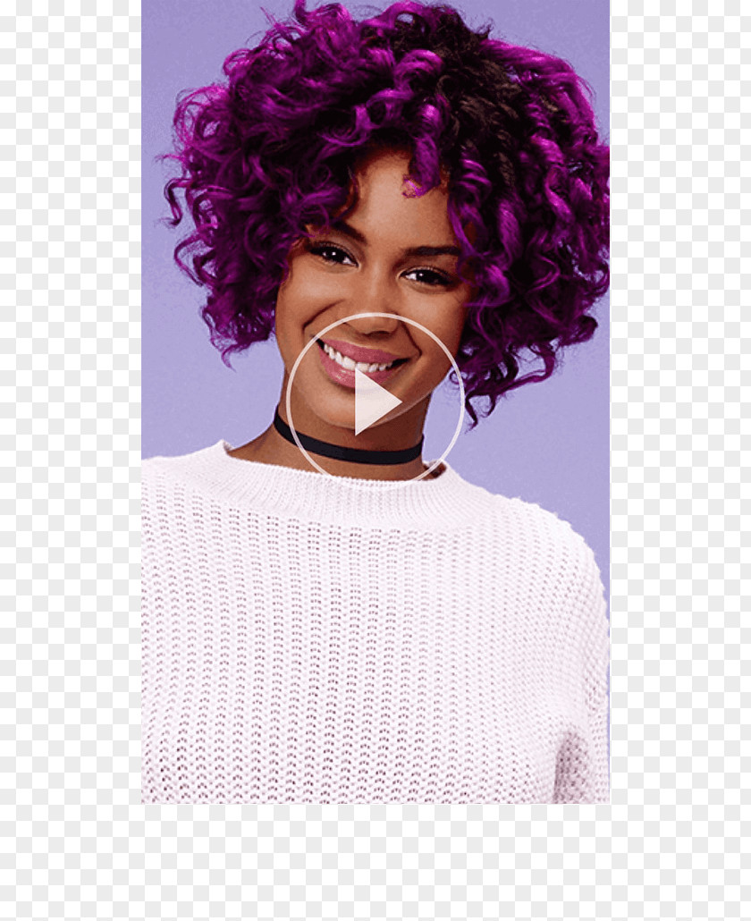 Purple Hair Coloring Schwarzkopf PNG