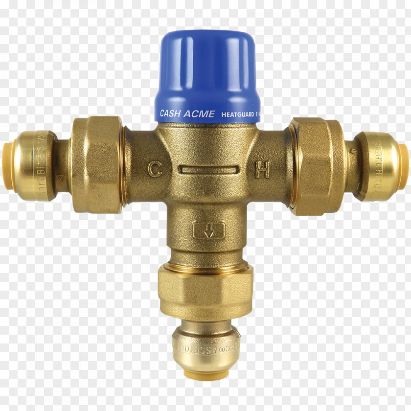Shower Thermostatic Mixing Valve Tap Water Heating PNG