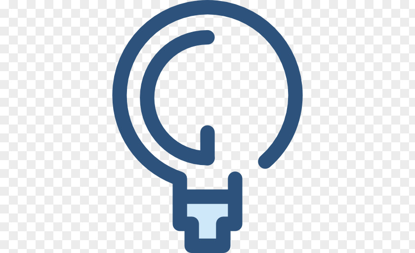 Blue Lightbulb Icon Brand Organization Trademark Logo Clip Art PNG