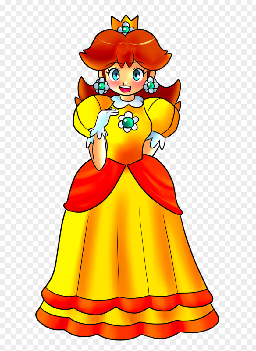 Mario Bros Princess Daisy Peach Clip Art PNG