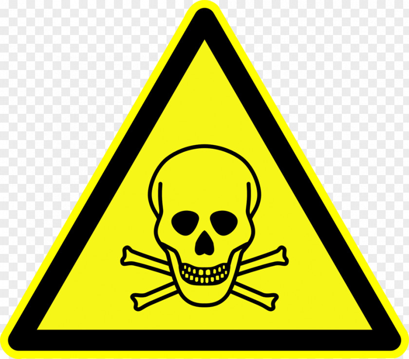 Substance Hazard Symbol Warning Sign PNG