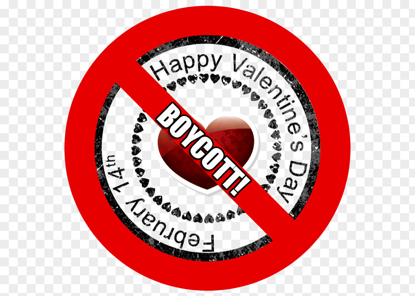 Valentine's Day Boycott 14 February Love Romance PNG