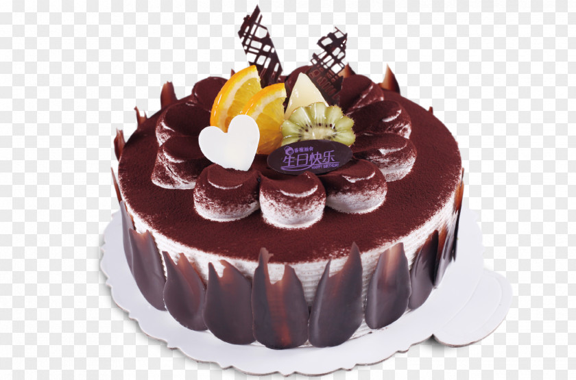 Warm Cocoa Chocolate Cake Birthday Mousse Ganache PNG