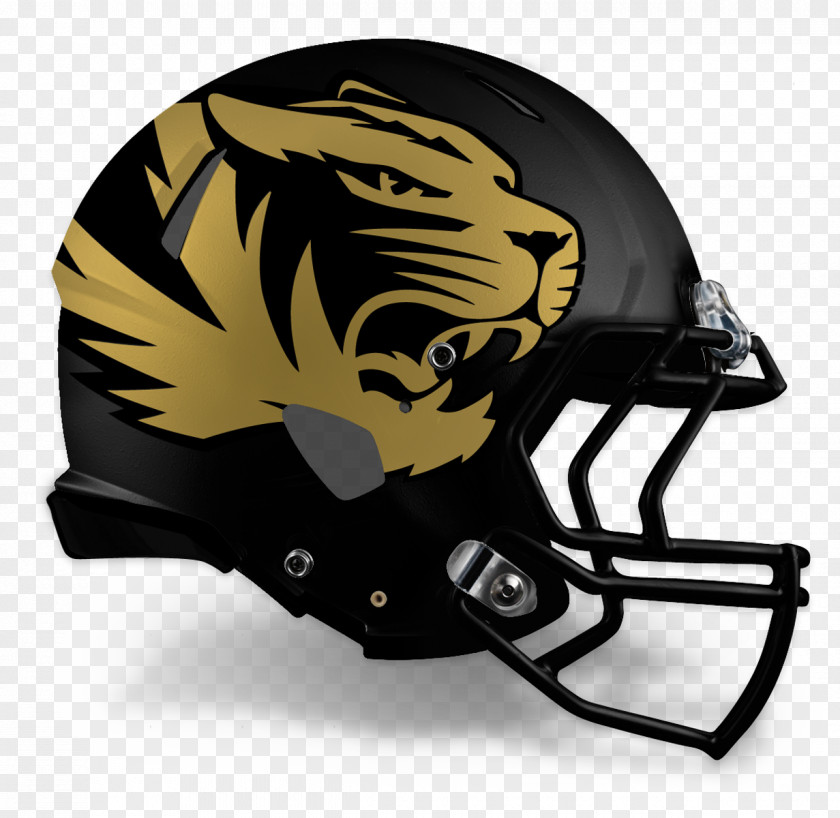 Wearing A Helmet Of Tigers University Missouri Football Men's Basketball American Helmets PNG