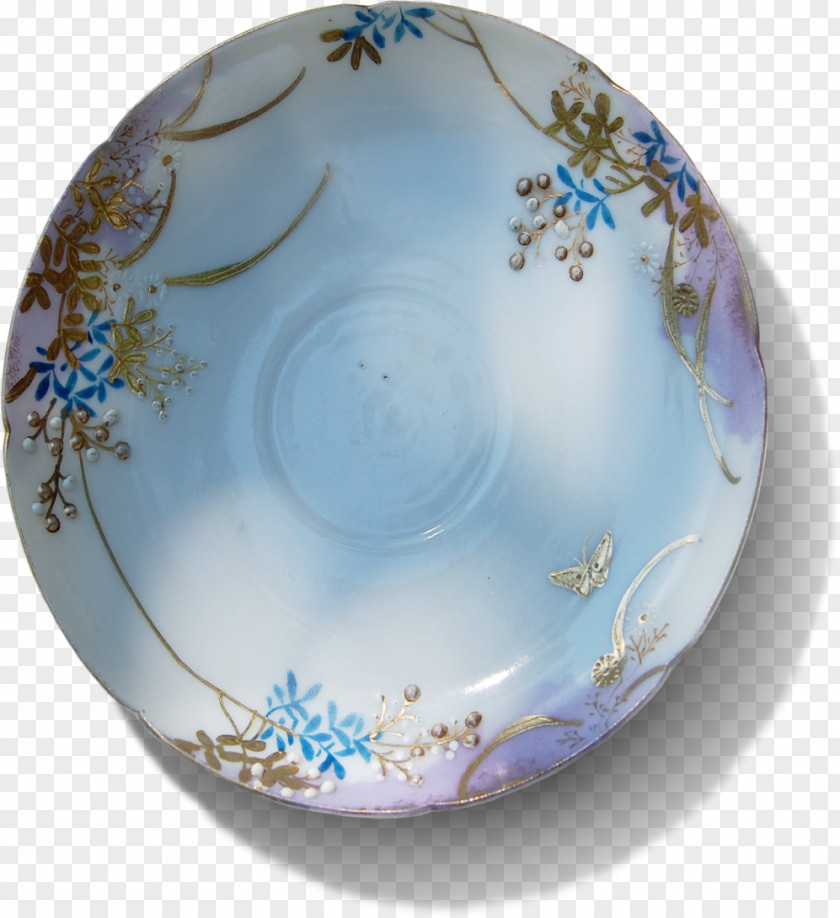 Blue Onion Meissen Pattern Clip Art Plate Image Design PNG