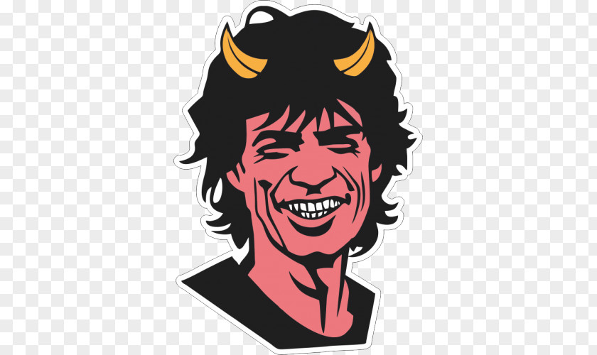 Devil Mick Jagger Sympathy For The Sign Of Horns PNG