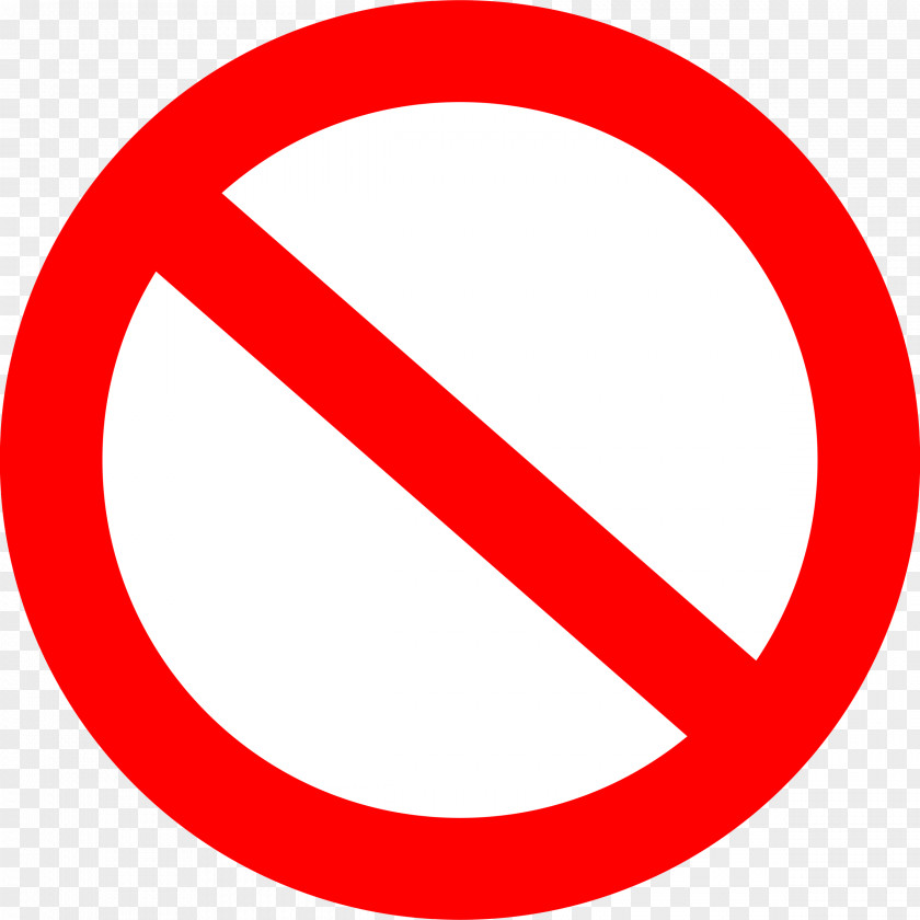 Forbidden No Symbol Clip Art PNG