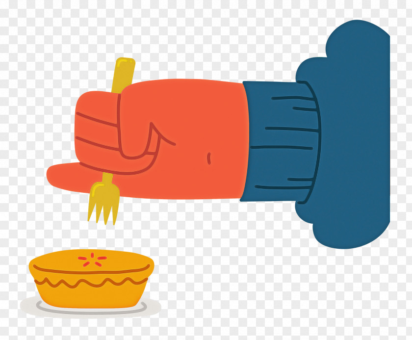 Hand Holding Pie PNG