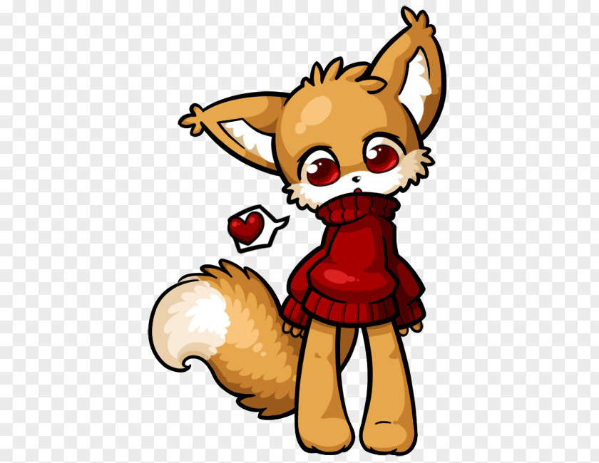 Little Fox Red Digital Art DeviantArt PNG