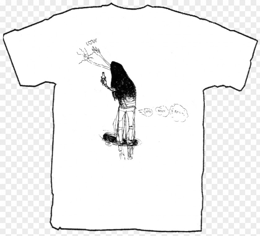 T-shirt Line Art Cartoon Sketch PNG