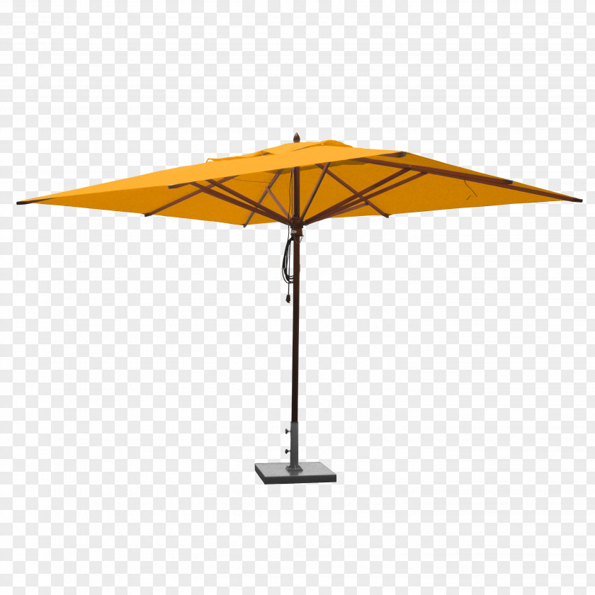 Umbrella Yellow Mahogany Market Rectangle PNG