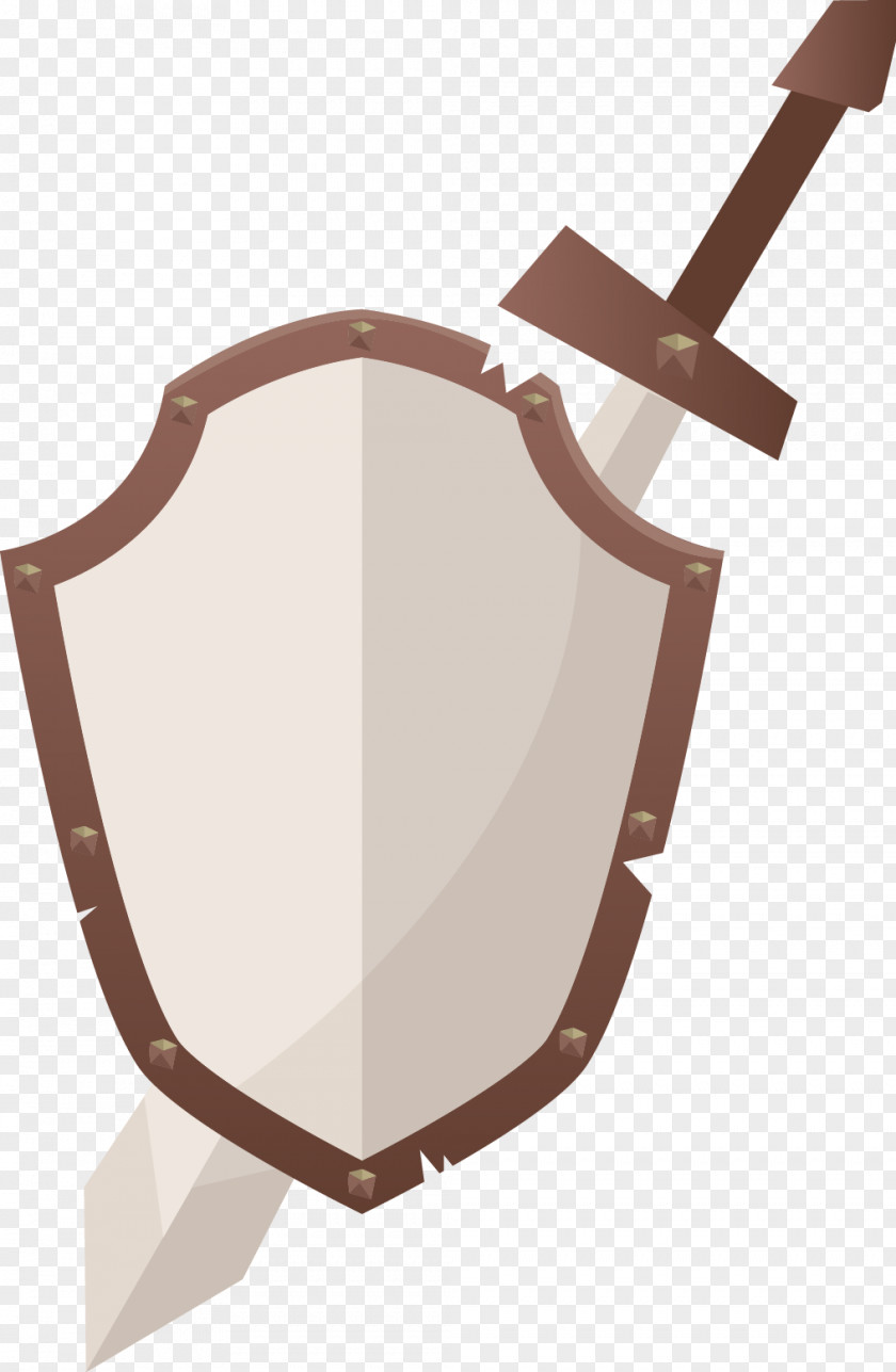 Vector Shield Sword Icon PNG