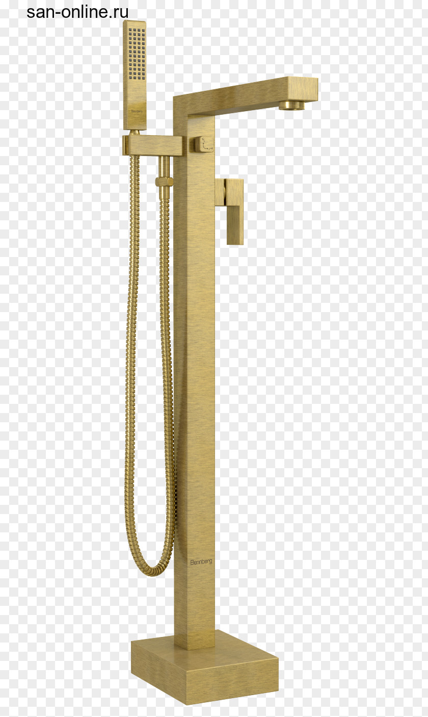 Bathtub Tap Bateria Wodociągowa Gold Shower PNG