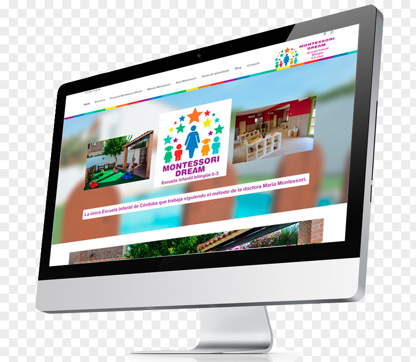 Design Escuela Infantil Montessori Dream Industrial Graphic Web PNG