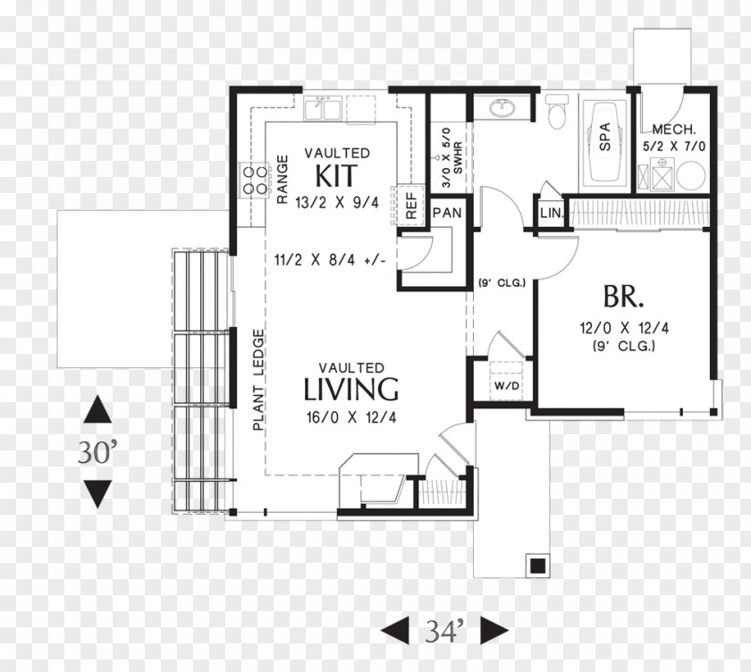 House Plan Bedroom Floor PNG