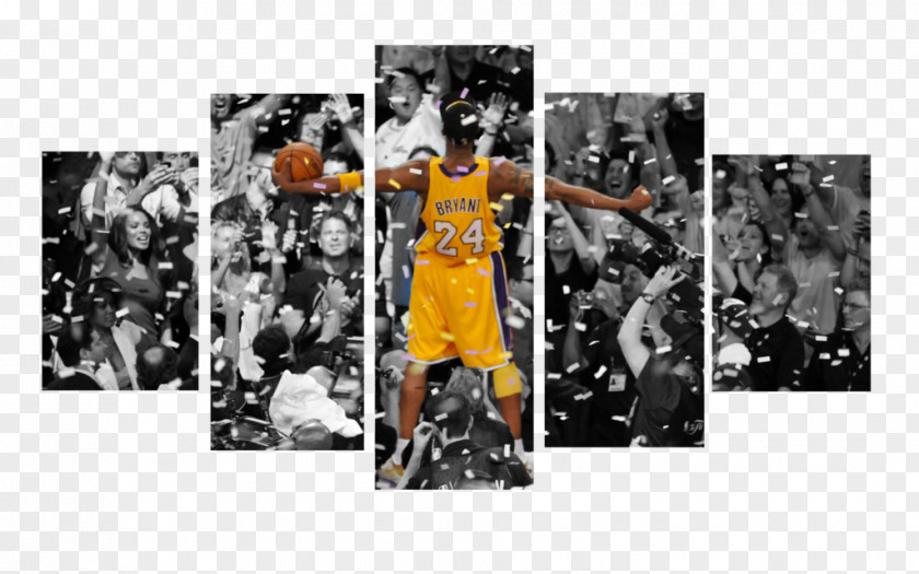 Kobe Bryant Los Angeles Lakers Canvas Print Painting Art PNG