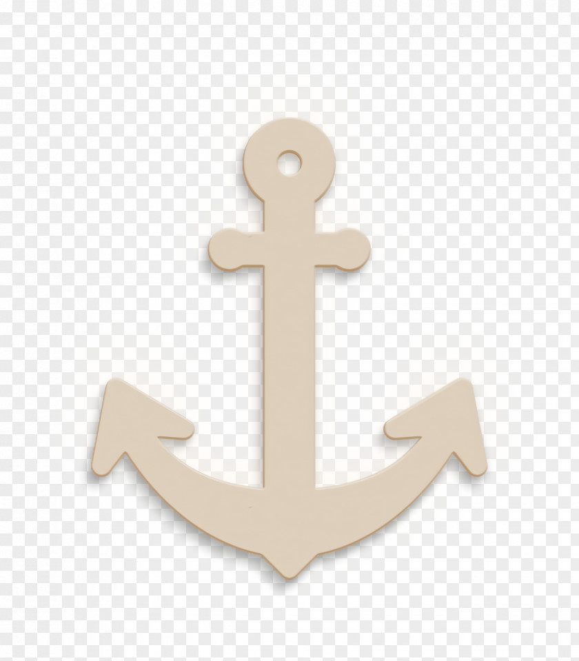 Sea And Beach Icon Big Anchor Boat PNG