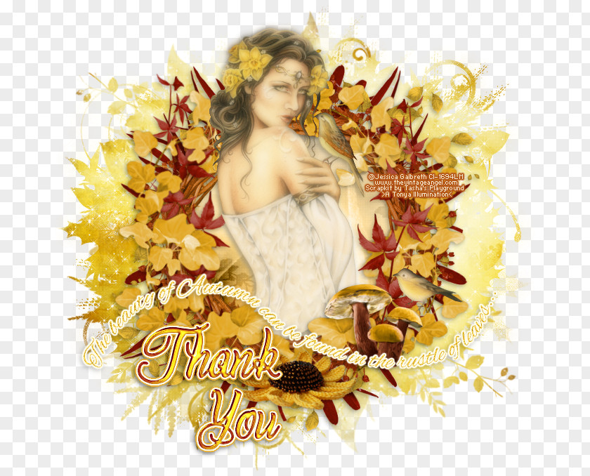 Thank You Tag Leaf PNG