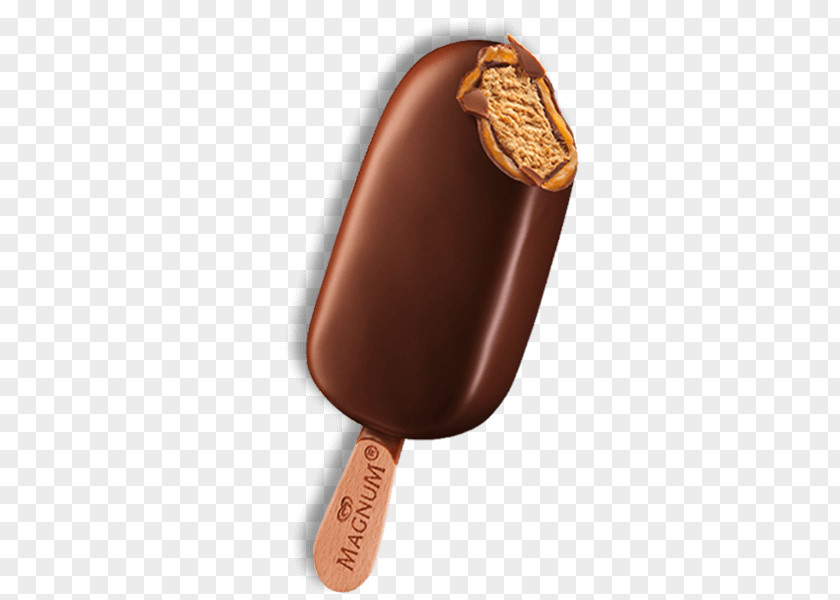 Chocolate White Ice Cream Praline Magnum PNG