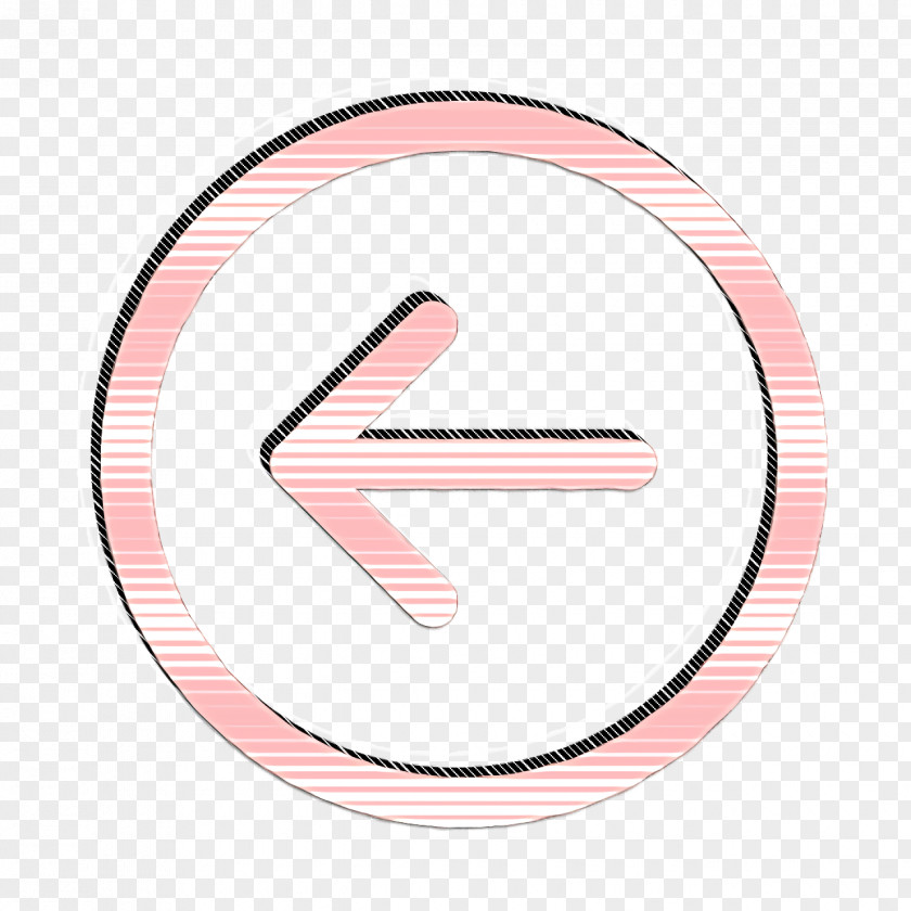 Lineal Interface Icon Back Button Left Arrow PNG