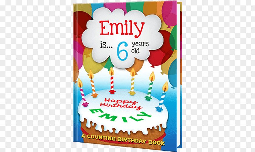Book Hardcover Personalized Birthday Counting Paperback PNG