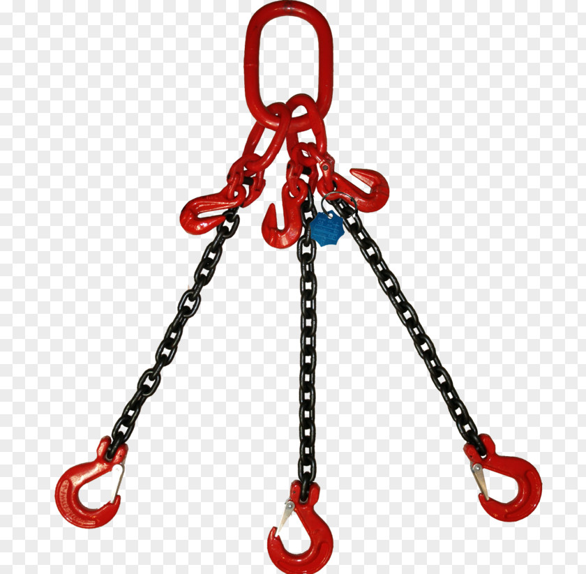 Bulk Cargo Hold Lifting Hook Chain Strop Tie Down Straps PNG