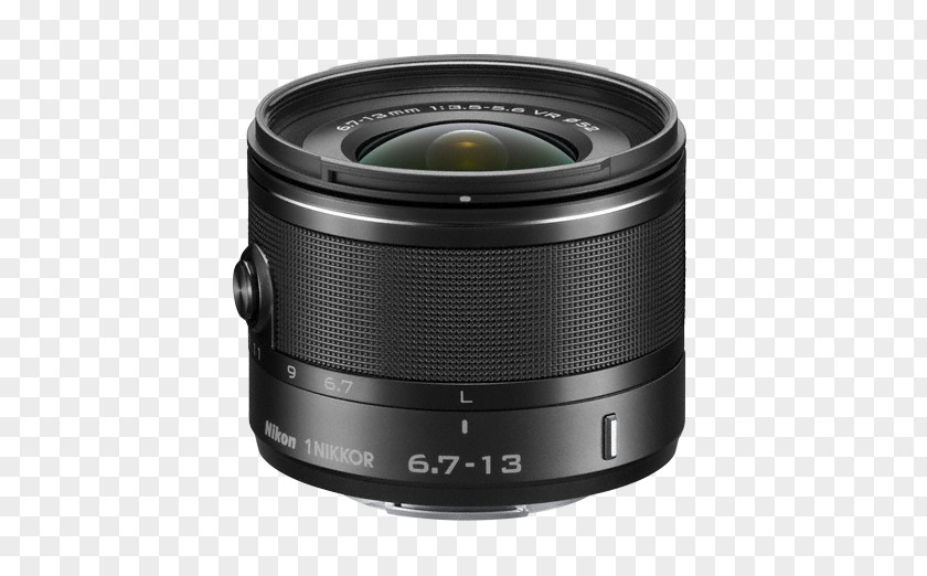 Camera Lens Nikon 1 Nikkor VR 10-100mm F/4.5-5.6 PD-Zoom Mirrorless Interchangeable-lens Series PNG